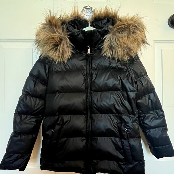 Ralph Lauren Faux-Fur-Trim Hooded Down Parka